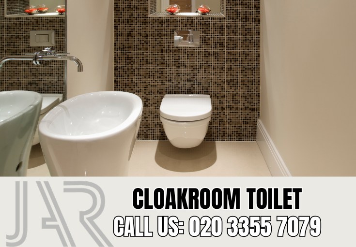 Cloakroom and Downstairs Toilet Installation by Belsizepark Bathroom Fitters